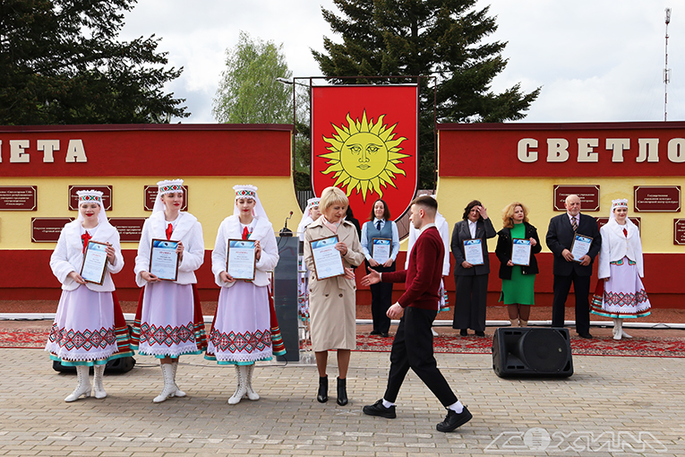 открытие районной Доски почёта ,фото