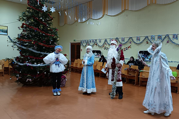 представление, Бабичи,школа, Новый год ,2024